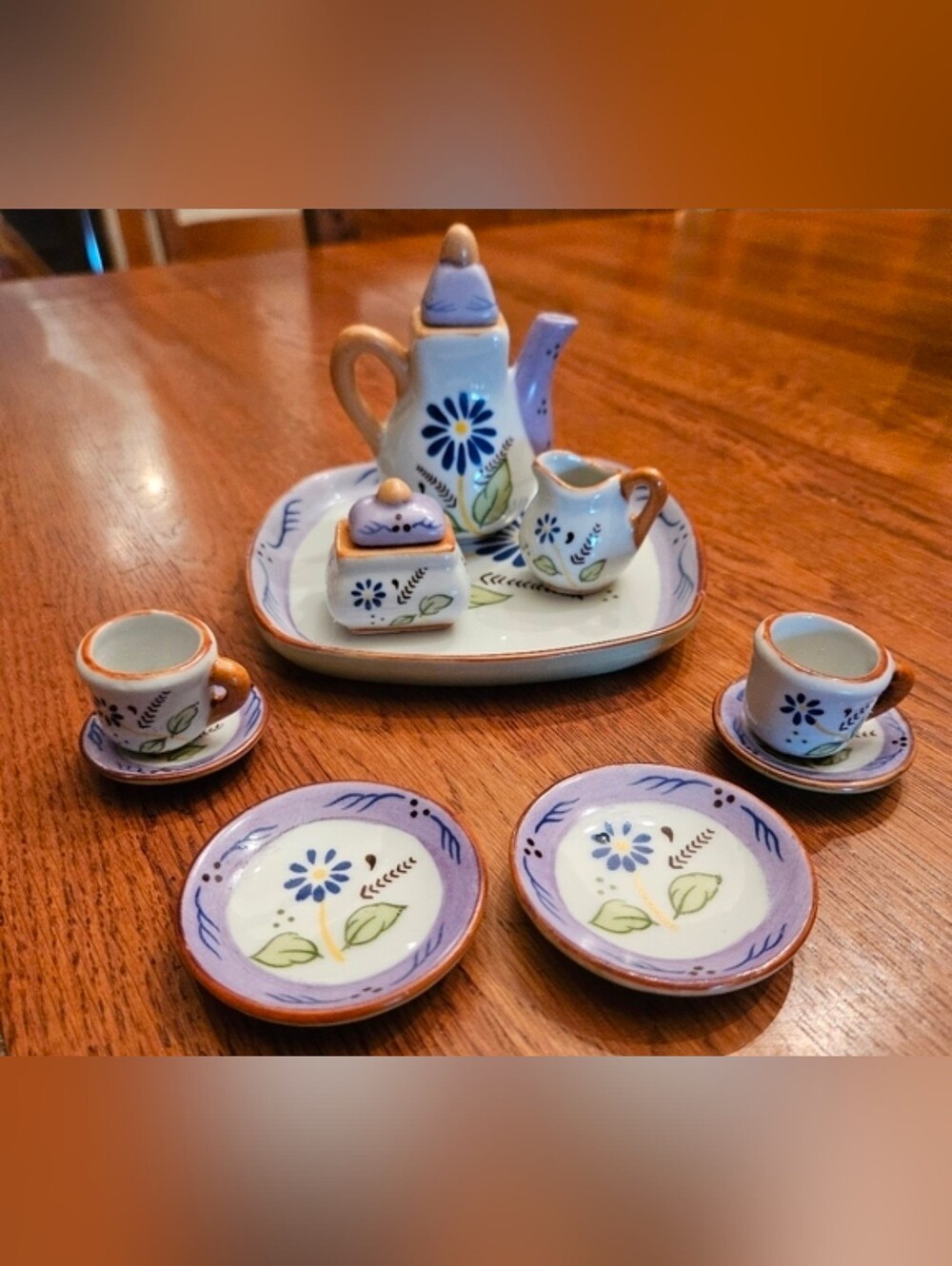 BELLA CASA by Ganz - TEA FOR TWO MINIATURE Tea Serving Set